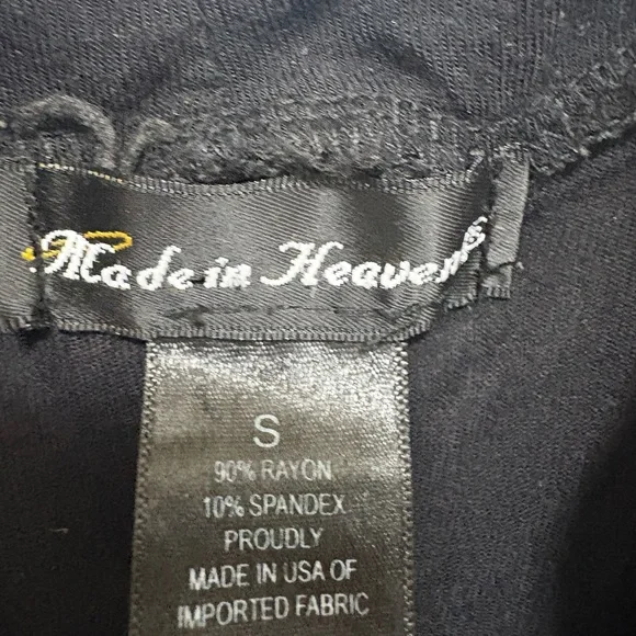 Black Open Front Cardigan - Picture 3 of 3